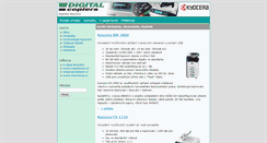 Desktop Screenshot of digitalcopiers.cz