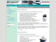 Tablet Screenshot of digitalcopiers.cz